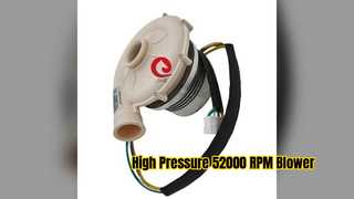 Ventilatore senza spazzole ad alta pressione da 220 V CA per campionamento dell'aria