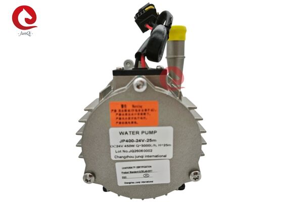 JUNQI 24V pompa d'acqua a corrente continua senza spazzole ad alta efficienza 3000LPH 25m testa per veicoli commerciali e camion pesanti sistema di raffreddamento